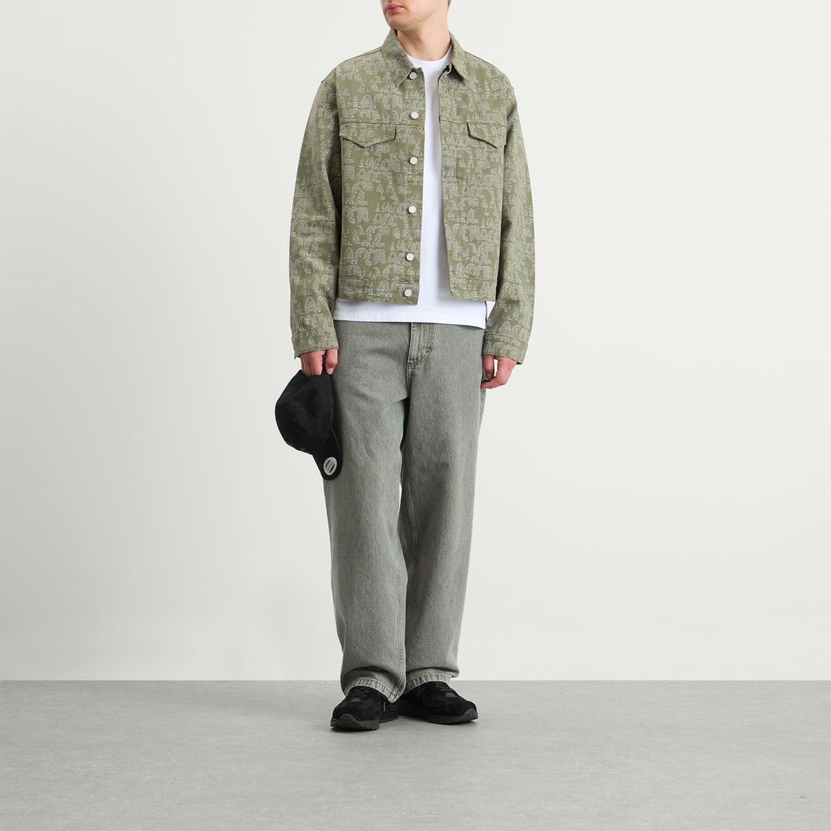 Arte Men's Allover Jacket in Green