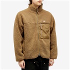 Danton Men's Insulation Boa Fleece Jacket in Mole Brown