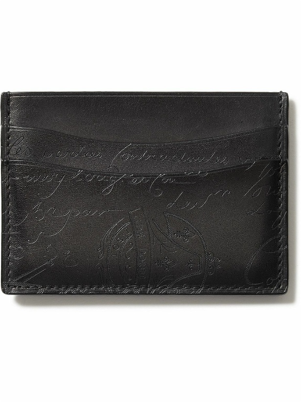Photo: Berluti - Scritto Venezia Leather Cardholder - Black