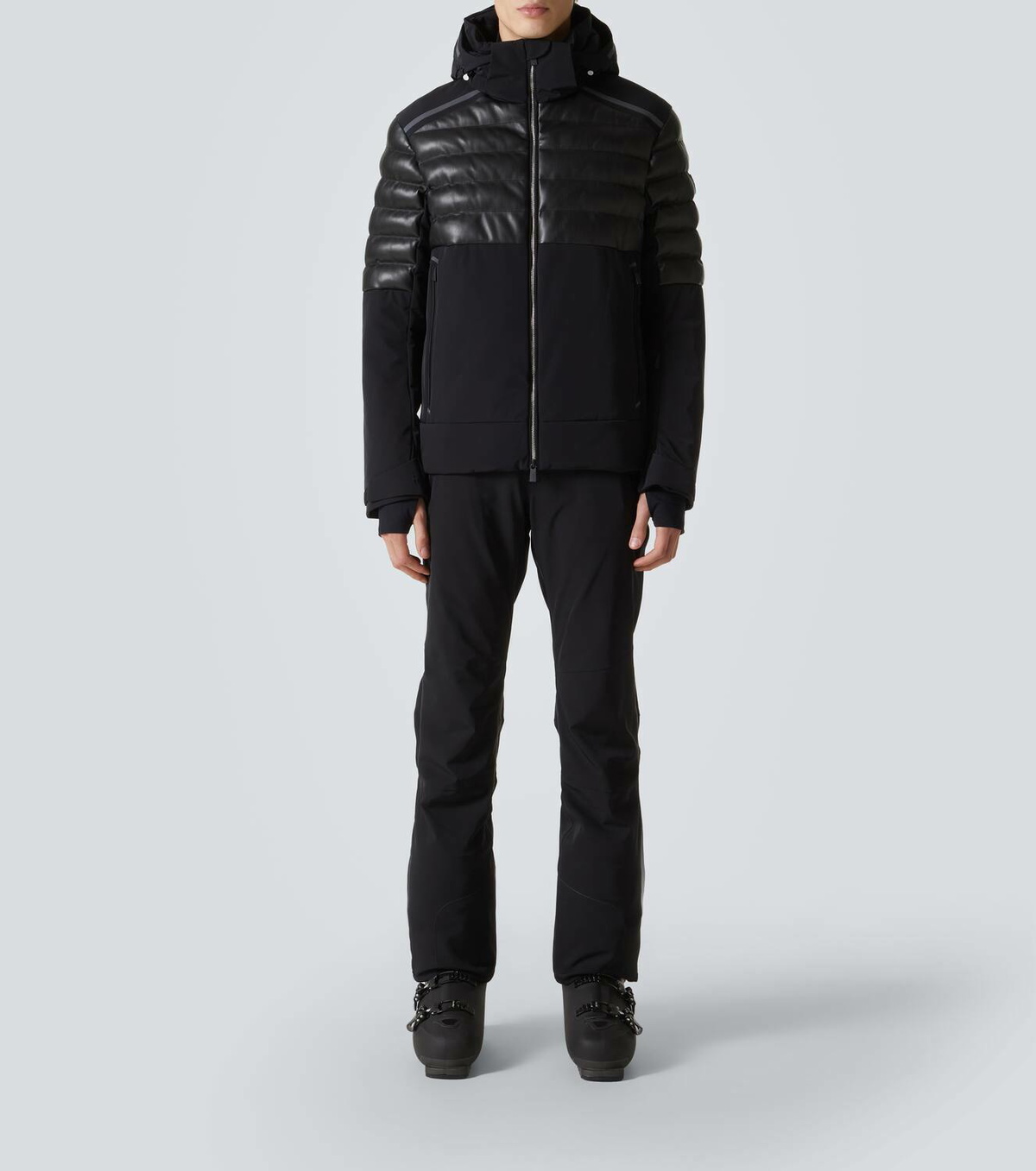 Toni Sailer Lorenz faux leather ski jacket