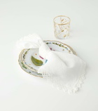 Once Milano Set of 4 macramé linen napkins