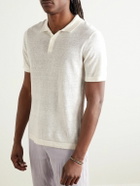 Onia - Linen Polo Shirt - White