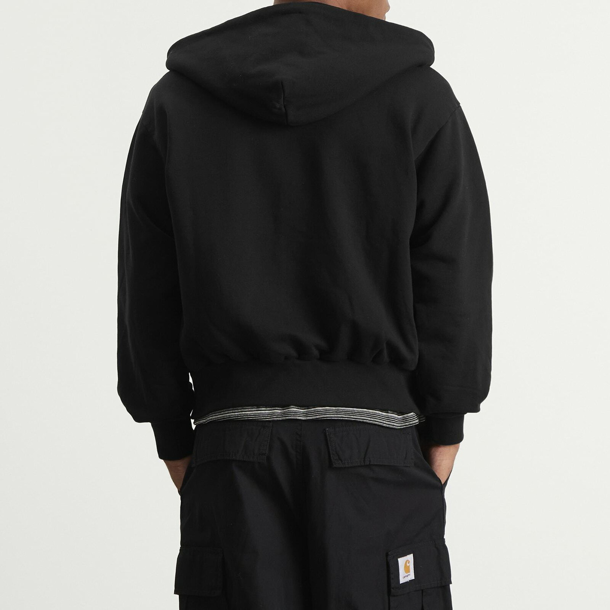 No Problemo Men's NYP Zip Hoodie in Black