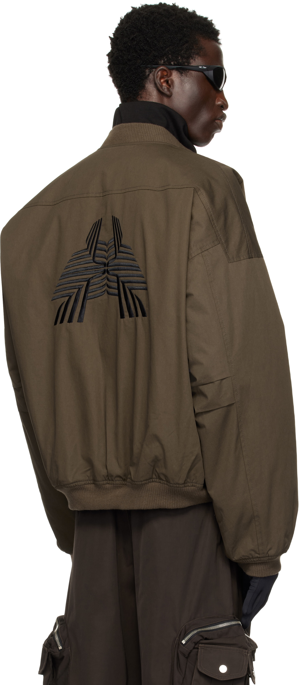 fff postal service　Bomber Vest 未使用 FFFPOSTALSERVICE Brown Team MA-1 Bomber Jacket FFFPOSTALSERVICE
