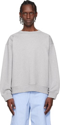 Dries Van Noten Gray Oversized Sweatshirt