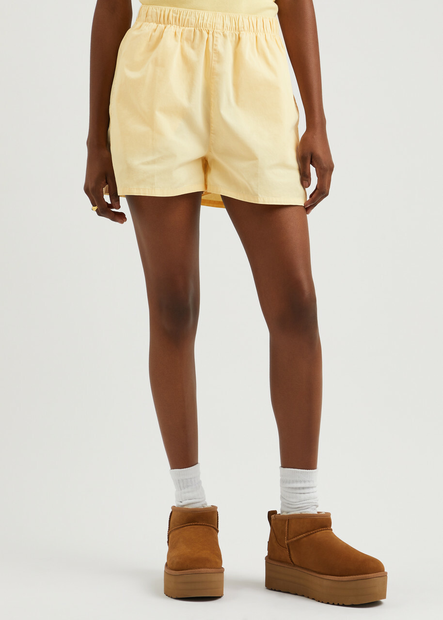 Colorful Standard Cotton-twill Shorts Yellow