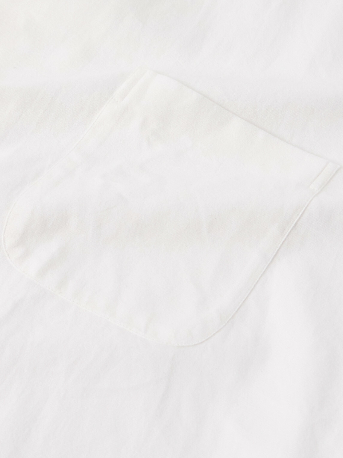 Loro Piana - André Cotton-Flannel Shirt - White