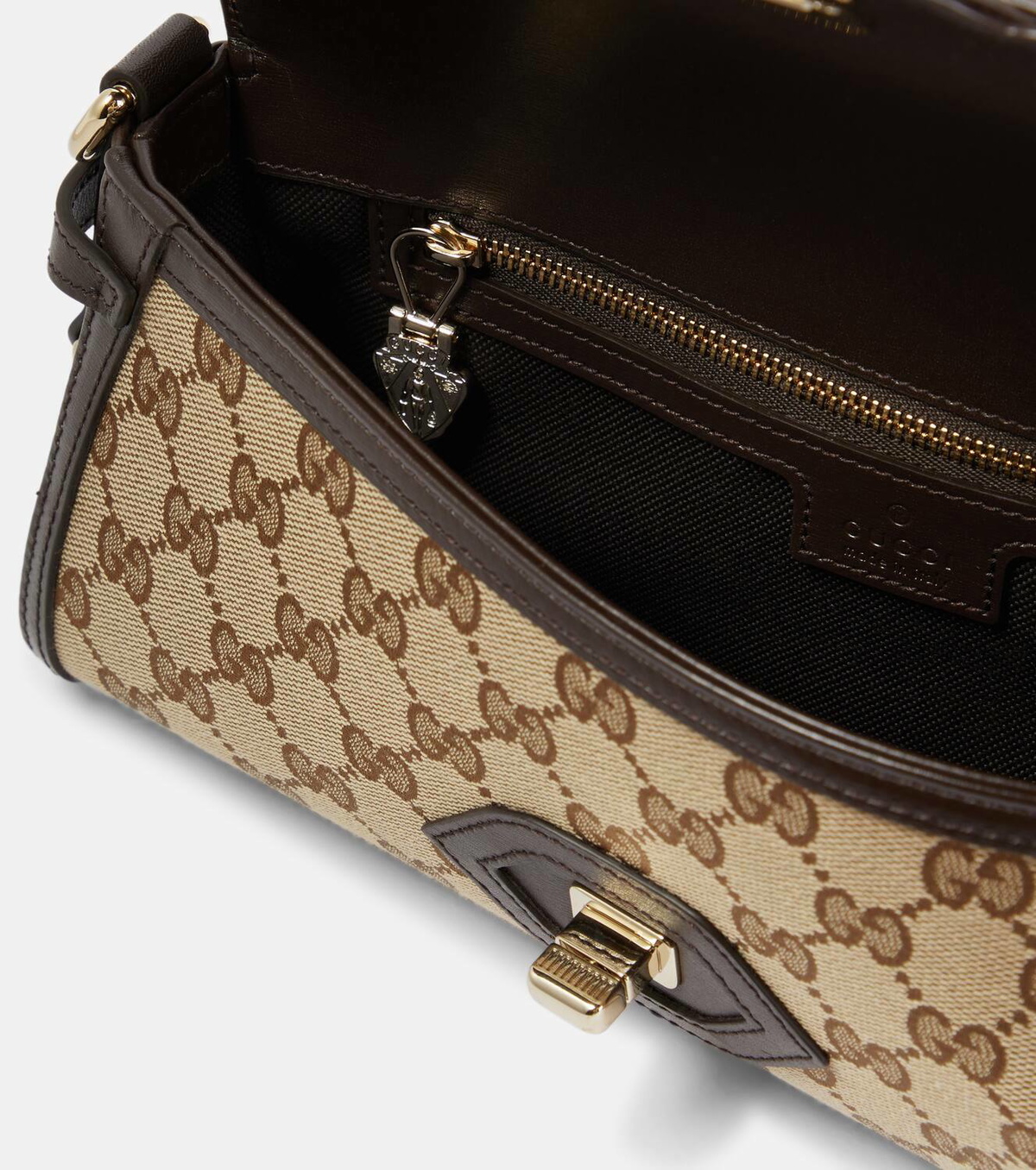 GG Monogram Small Luce Shoulder Bag Black