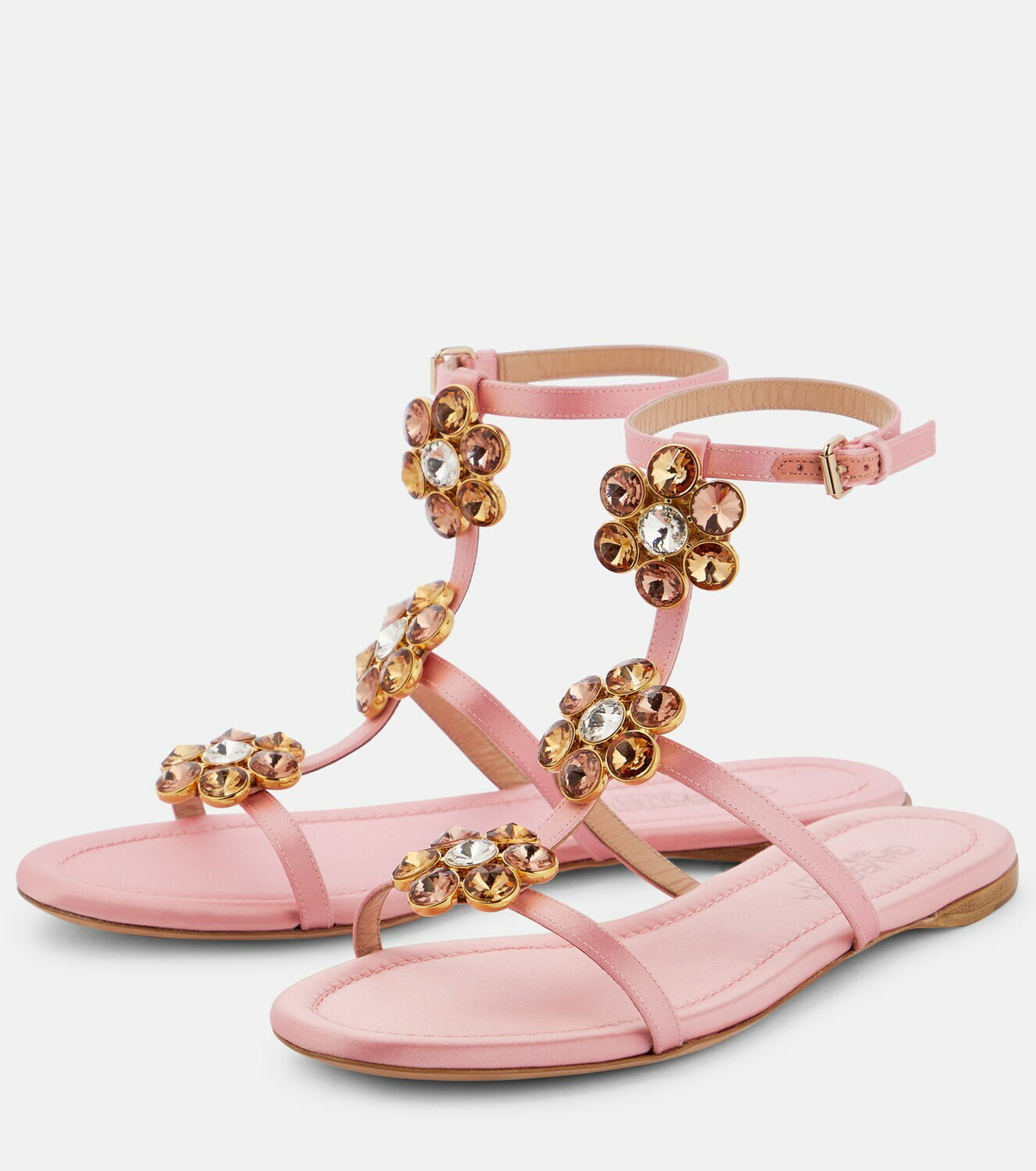 Giambattista Valli - Jaipur embellished satin sandals