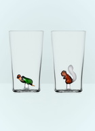 Ichendorf Milano Set Of Six Animal Farm Glasses