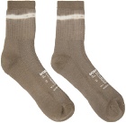 Satisfy Taupe Tie-Dye Socks