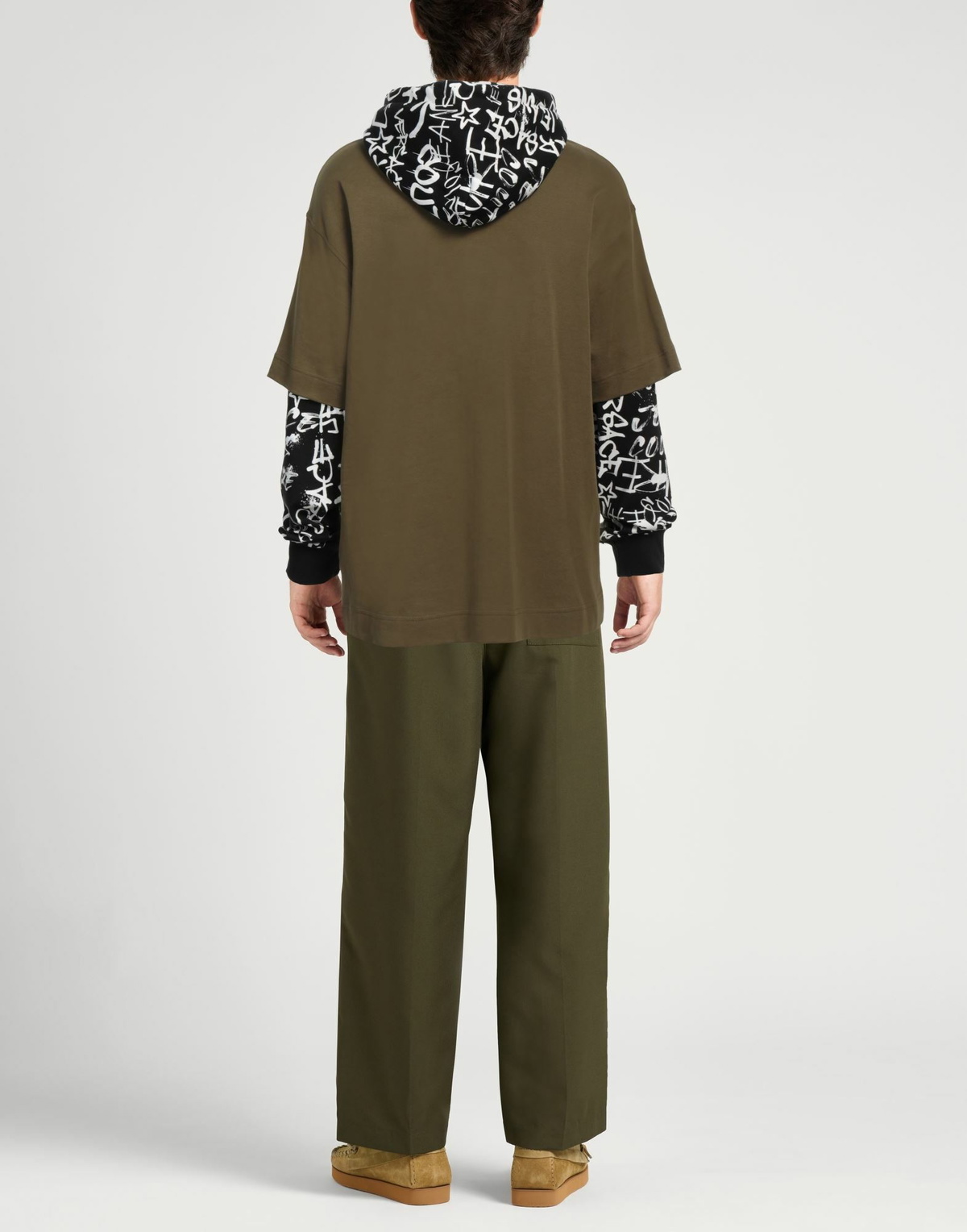 Versace Jeans Couture Mens Sweatshirt Military in Green