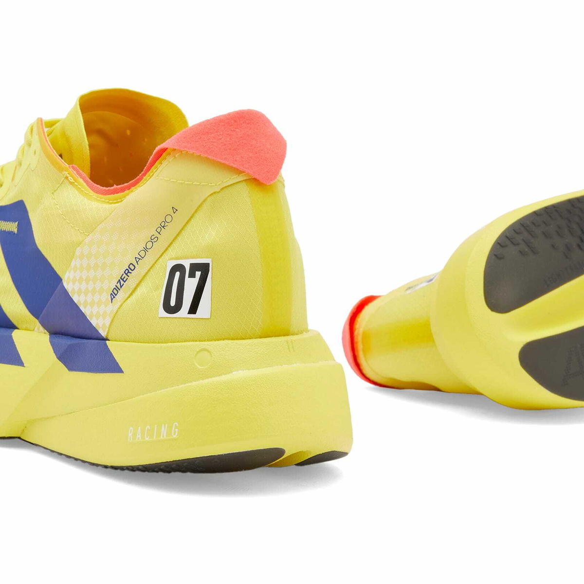 Adidas Running Adidas Adizero Adios Pro 4 in Pure Sulfur/Lucid