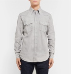 Kingsman - Jean Shop Statesman Selvedge Denim Shirt - Gray