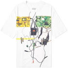 Maison Margiela 10 Oversized Circuit Print Tee