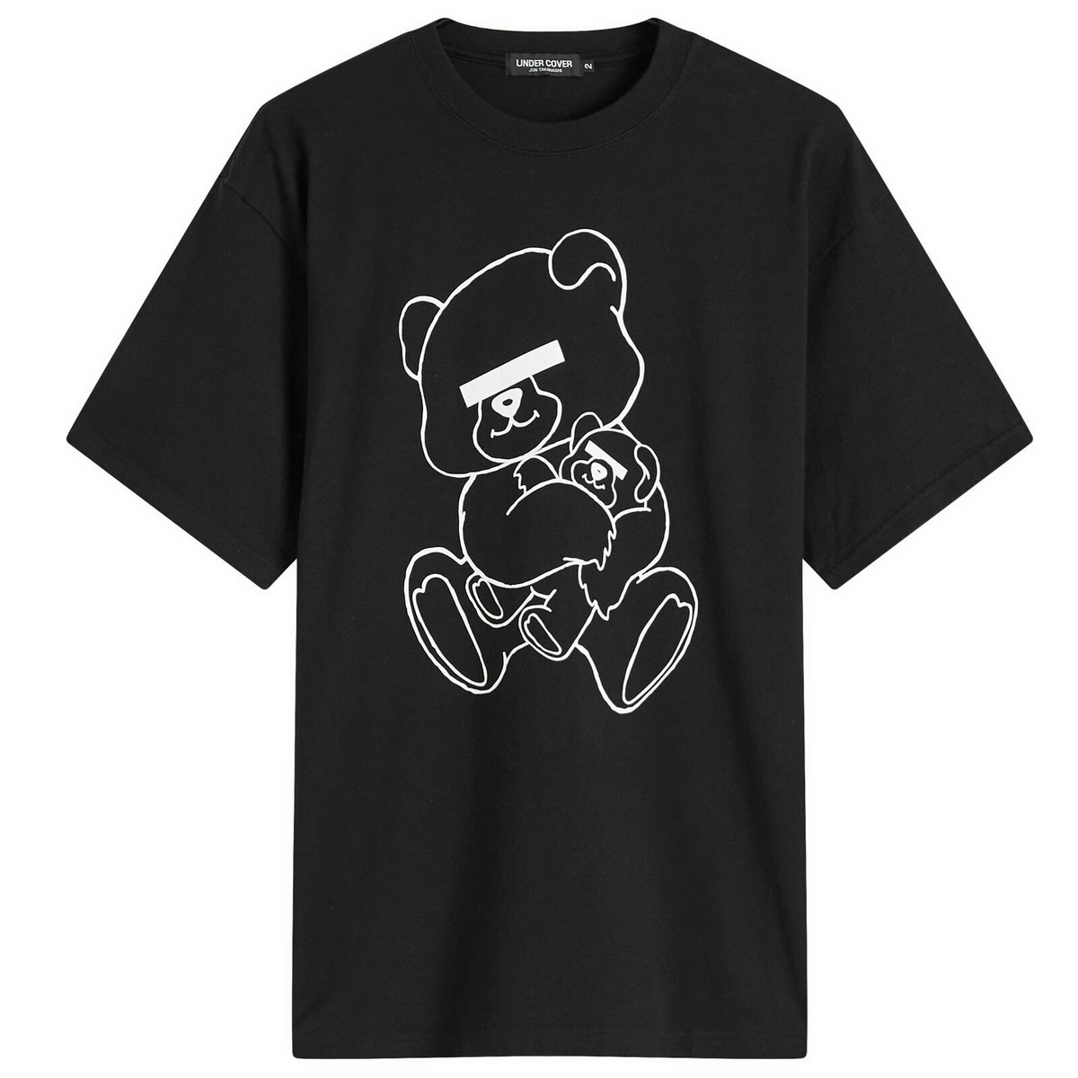 UNDERCOVER TEE KIEV BEAR BLACK Tシャツ ブラック Undercover Women's Bear Logo T-Shirt in Black Undercover