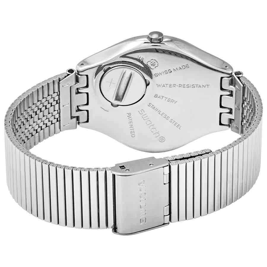 Swatch Skinpole Quartz Grey Dial Mens Watch SYXS103GG
