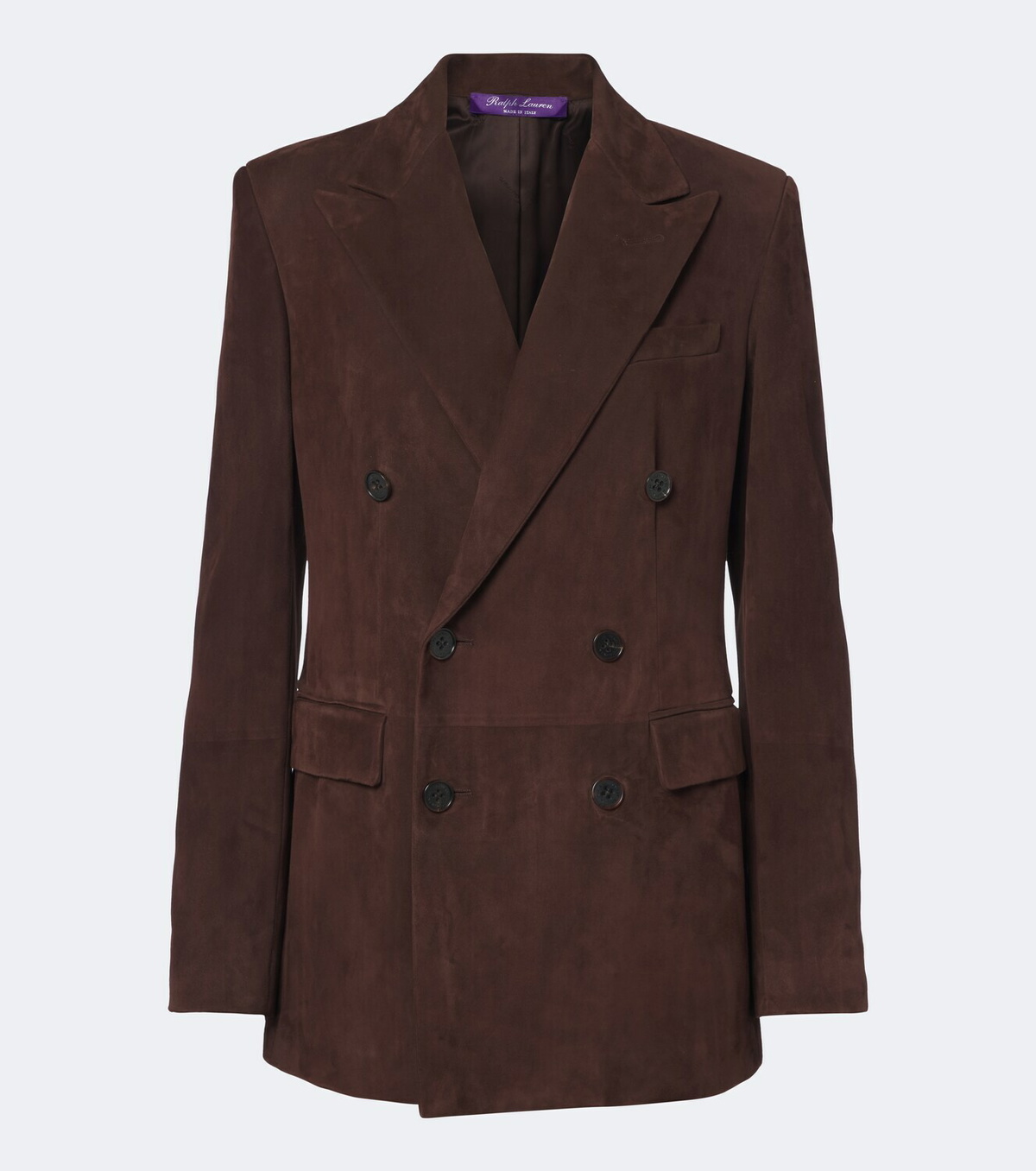 Ralph Lauren Collection Ramona double-breasted suede blazer