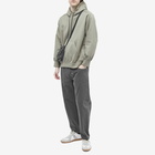 Sacai Men's S Logo Split Seam Hoody in Light Khaki