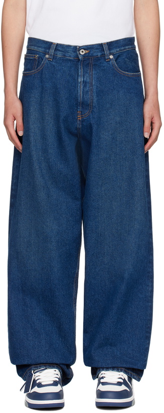 Photo: Off-White Blue Arr Loose Jeans