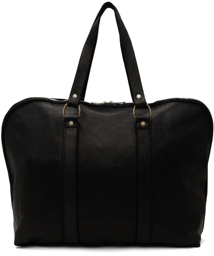 Photo: Guidi Black Soft Horse Bag