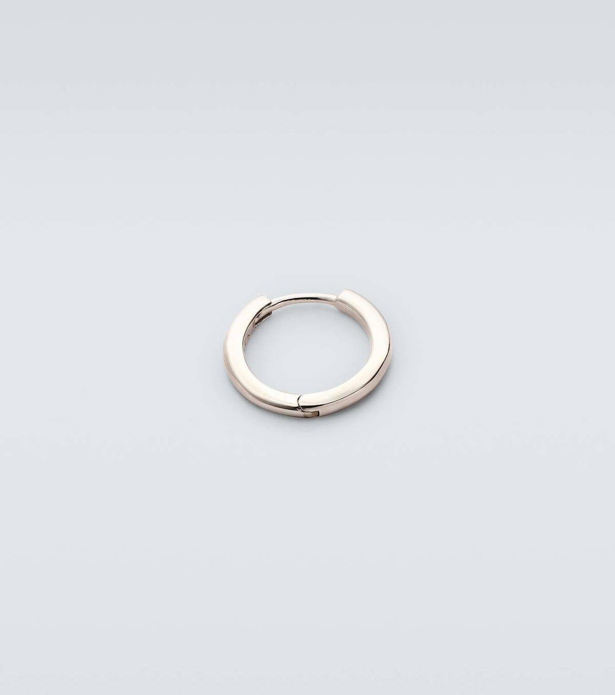 Mateo 14kt white gold single hoop earring