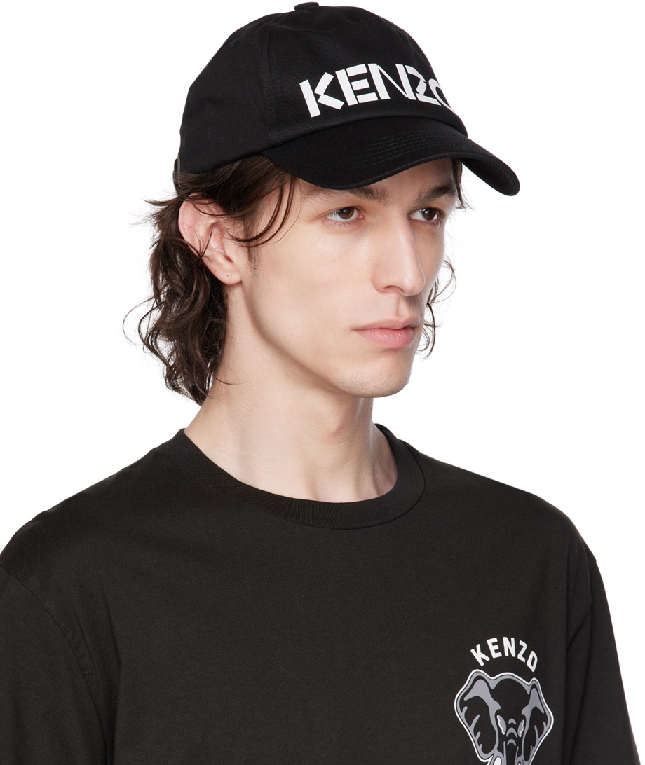 Kenzo Black Kenzo Paris 'Kenzo Graphy' Cap Kenzo