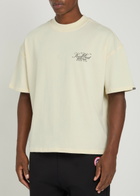 Kidwest Script Logo-print Cotton T-shirt White