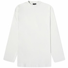 Balenciaga Men's Vintage Jersey in Dirty White/Silver