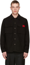 Hugo Black Cotton Ederico Shirt