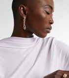 Pomellato Iconica 18kt rose gold drop earrings with diamonds