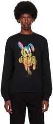 PS by Paul Smith Black Graphic Sweatshirt