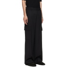 Helmut Lang Black Wool Utility Trousers
