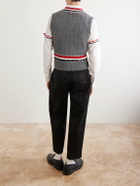 Thom Browne - Cable-Knit Wool Vest - Gray