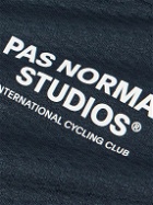 Pas Normal Studios - Logo-Print Stretch-Mesh Base Layer - Blue