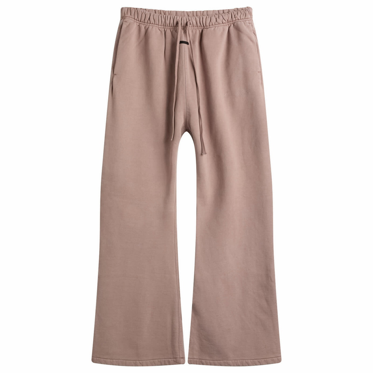Fear of God ESSENTIALS Women's Signature Classic Fit Flare Sweatpant in Faded Mauve