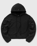 Erl Unisex Swirl Premium Fleece Hoodie Knit Black - Mens - Hoodies
