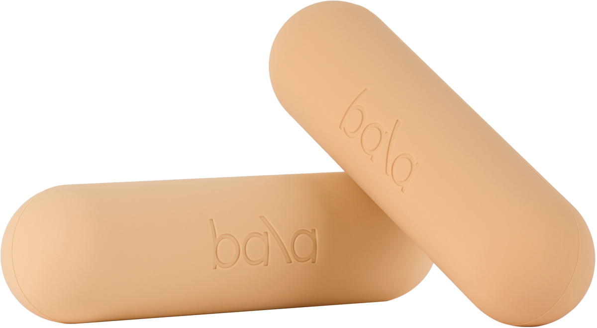 Bala Beige 'Bala' Bars Dumbbells, 3 lb