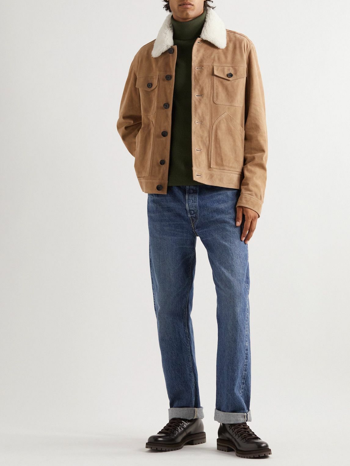 Common Projects - Leather Lace-Up Boots - Brown Common Projects display picture 3