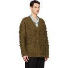 Andersson Bell Brown Heavy Oversized Jacquard Cardigan