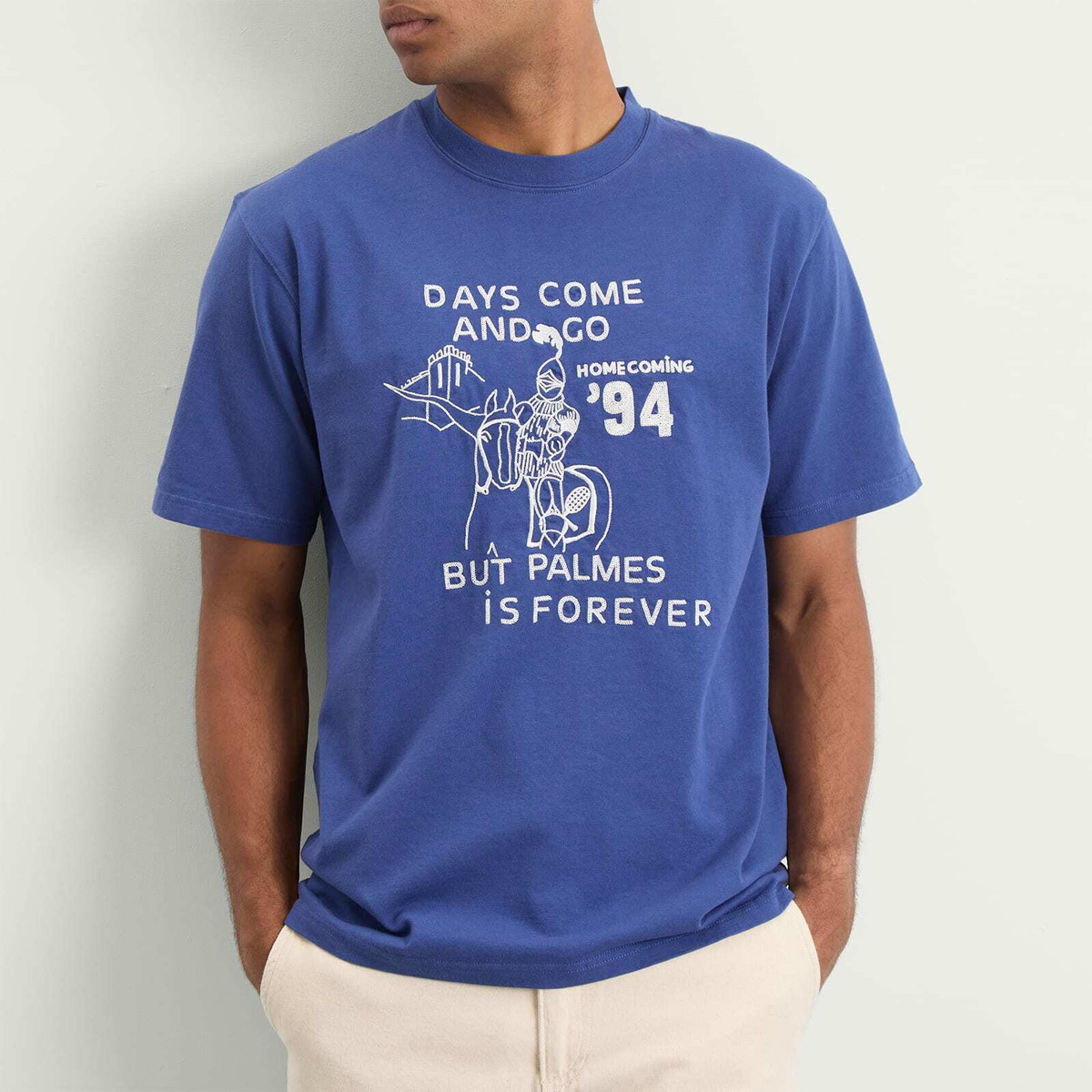 Palmes Men's Forever T-Shirt in Blue