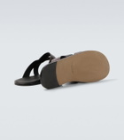 Manolo Blahnik Marvin croc-effect leather slides