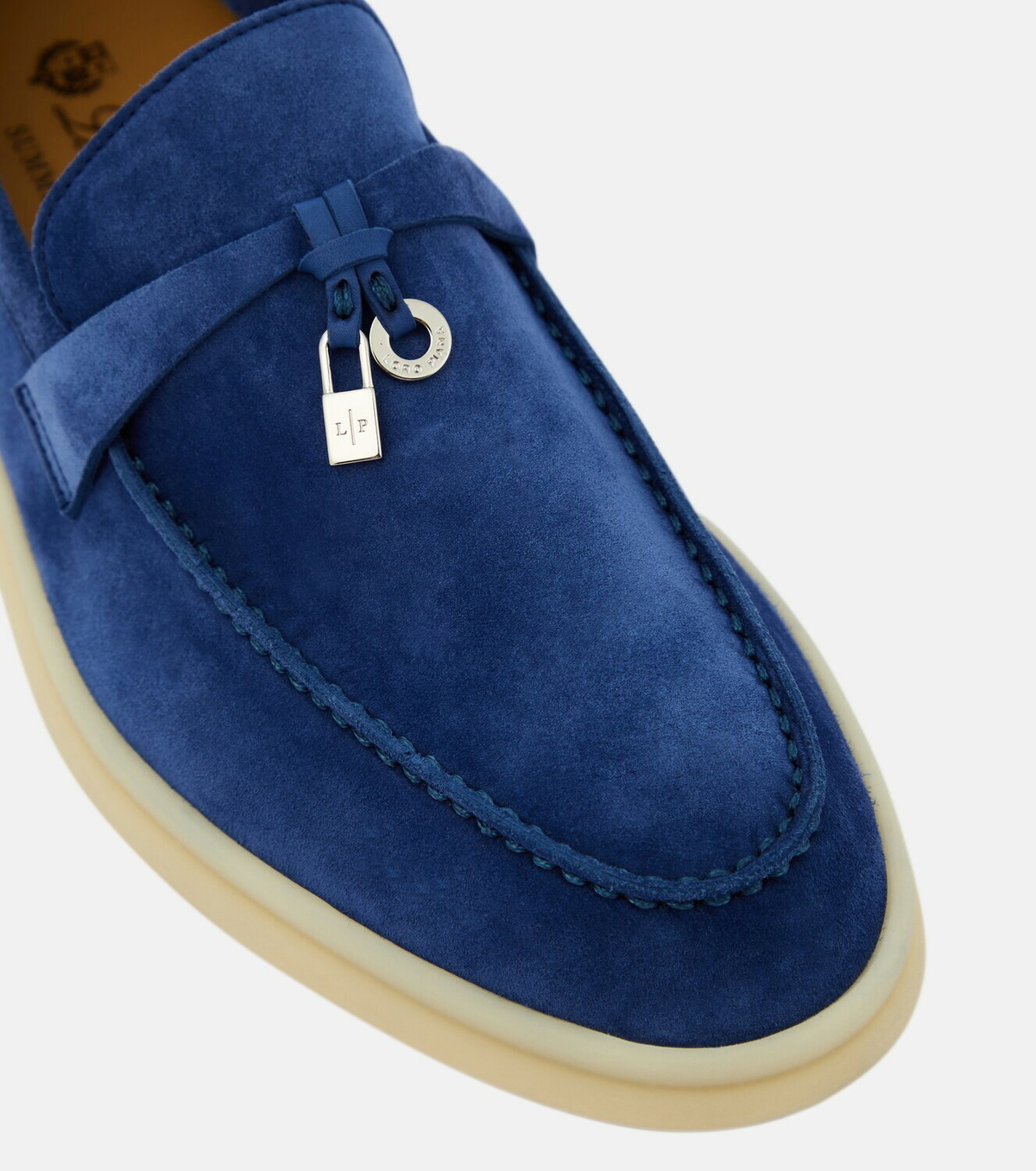 Loro Piana Summer Charms Walk suede loafers