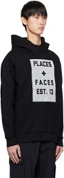 PLACES+FACES Black OG Reflective Hoodie
