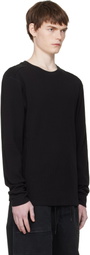 Entire Studios Black Thermal Long Sleeve T-shirt