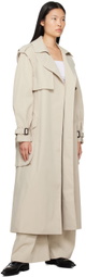 CAMILLA AND MARC Beige Simona Trench Coat
