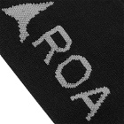 ROA Men's Logo Socks in Black