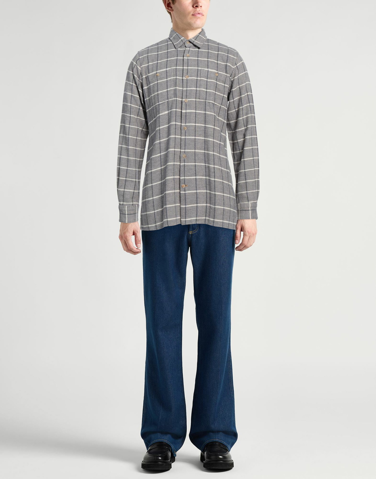 Barbour Mens Shirt in Grey