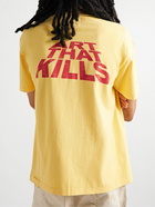 Gallery Dept. - ATK Printed Cotton-Jersey T-Shirt - Yellow