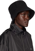 Engineered Garments Black Quilted Brim Bucket Hat